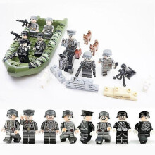War Series Militaire Bouwstenen Set Kleine Deeltjes Geassembleerde Bouwstenen Minifiguur Jongen Kinder
