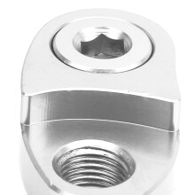 Mountainbike-Kettenführungswechsel Extender Silber, Aluminiumlegierung, 4,5 cm