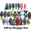 Set van 24 go Minifiguren Kai Jay Sensei Wu Master Building Set Multicolor one size 1