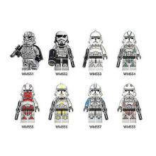 Minifiguren Storm Clone Soldier Geassembleerde Bouwstenen Speelgoed Kerstcadeau
