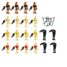 (stijl 9) Minifiguren Super Battle Droid en B1 Battle Droid Army Bouwstenen Actiefiguren