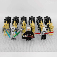 Separatist Battle Droid Count Dooku General Grievous Ventress Minifigure Set met Wapens en Accessoires