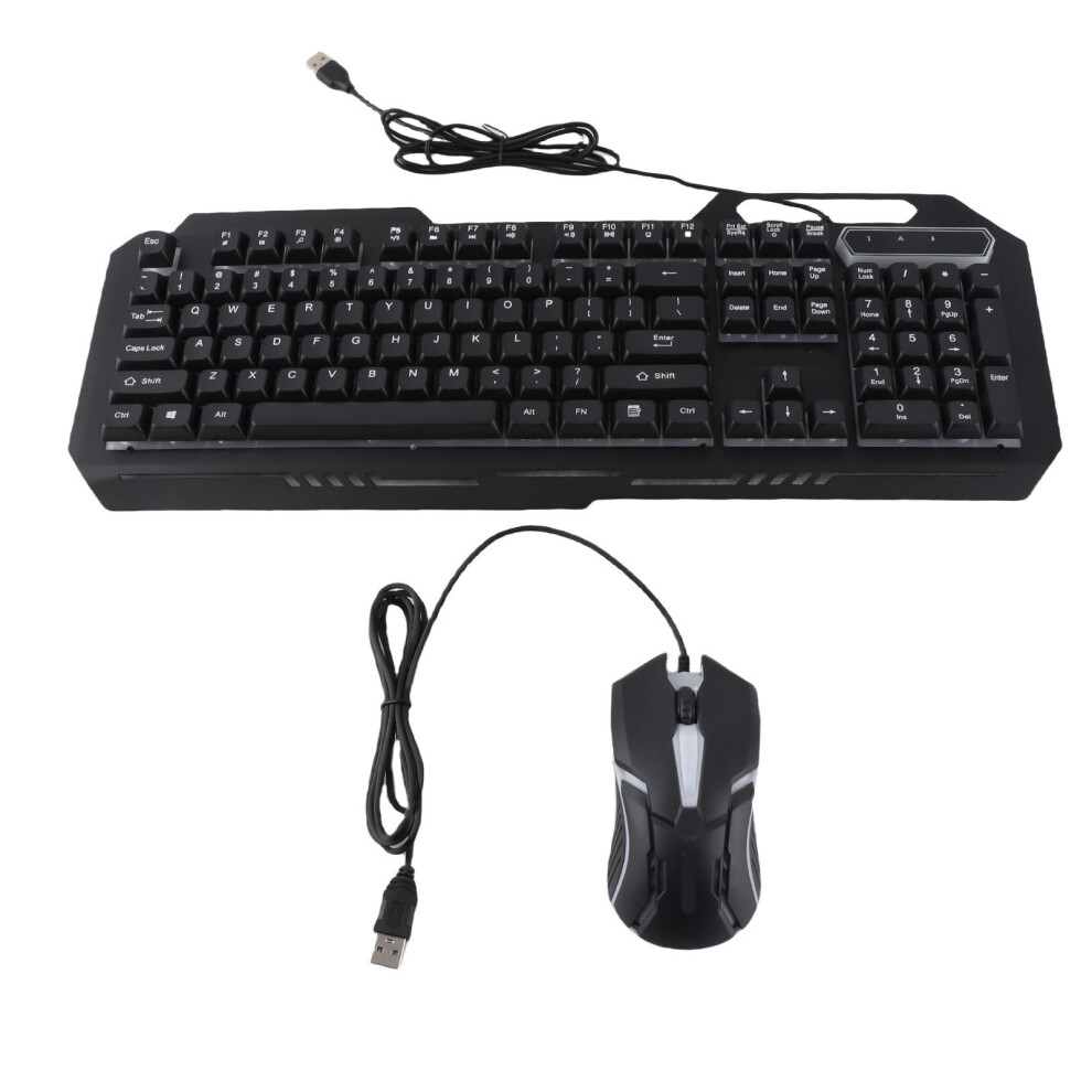 Wired Keyboard Mouse Combo 1200Dpi Rgb Light 8320539609522