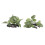 2pcs Aquarium Plants Decorations High Simulation 6