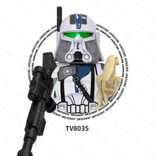 (TV8035) SW Space War Darth Mini Actionfigurer Klonsoldat Droider Jedi Anakin Skywalker Plastbyggnad