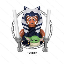 (TV8042) SW Space War Darth Mini Actionfigurer Klonsoldat Droider Jedi Anakin Skywalker Plastbyggnad