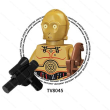 (TV8045) SW Space War Darth Mini Actionfigurer Klonsoldat Droider Jedi Anakin Skywalker Plastbyggnad