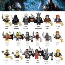 El Señor de los Anillos, las películas, El Hobbit, bloques, muñecas, mini figuras de acción, juguetes