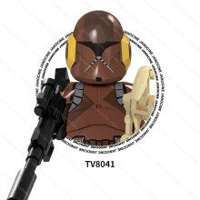 (TV8041)SW Space War Darth Mini Actionfigurer Klonsoldat Droider Jedi Anakin Skywalker Plastbyggnad