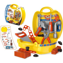 Spielzeug-Werkzeugset für Kinder und elektrische Spielzeugwerkzeuge, 25-teiliger Bauspielzeug-Werkzeugkasten