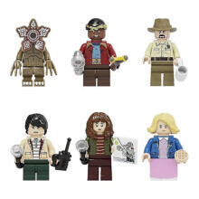 Tmall 6 Stranger Things Minifiguren Spielzeug Demogorgon Figur Bausteine Set Kuchen Dekoration