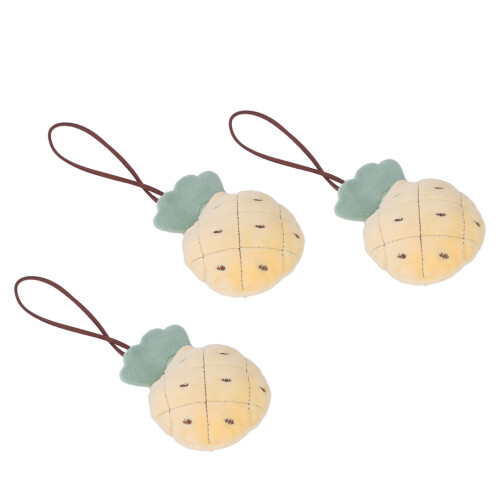 3pcs Keychain Pendant Cartoon Soft Cute Name Tag 1