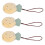 3pcs Keychain Pendant Cartoon Soft Cute Name Tag 5