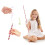 6 Pcs Pocket Staff Toy Retractable Collapsible 4