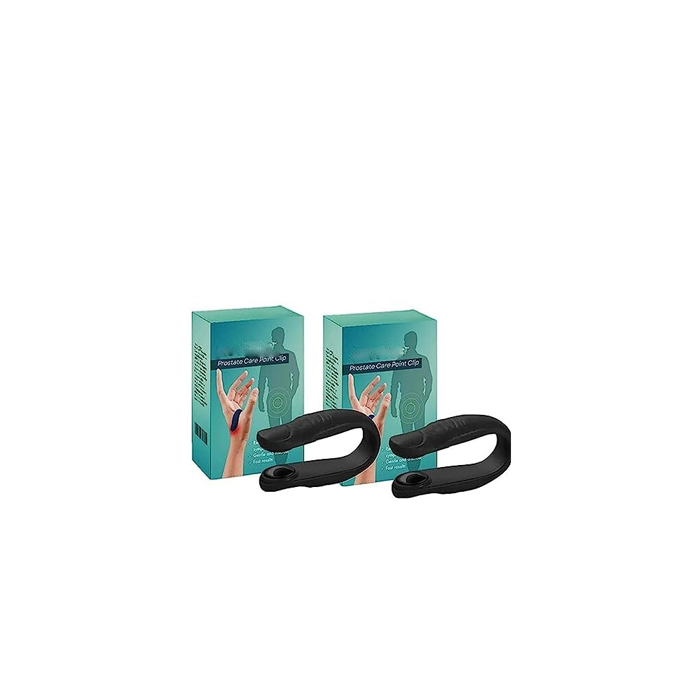 Prostate Care Point Clip 2 Pack, Acupressure Pressure Point Clip for Tension Relief, Anxiety, and Migraine Discomfort