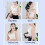 Massage Gun with Extension Handle, 4 Heads, 9 Speeds, Quiet Deep Tissue Percussion, Black 3