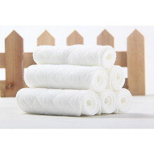 10 Stück Baby-Musselin-Saugerlinge, absorbierende Waschlappen 32x12cm, reinweiß