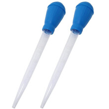 Aquarium Manual Water Changer 30ml Pipette for Cleaning Waste and Gravel - 2 Pack Aquarium Cleaning Straws