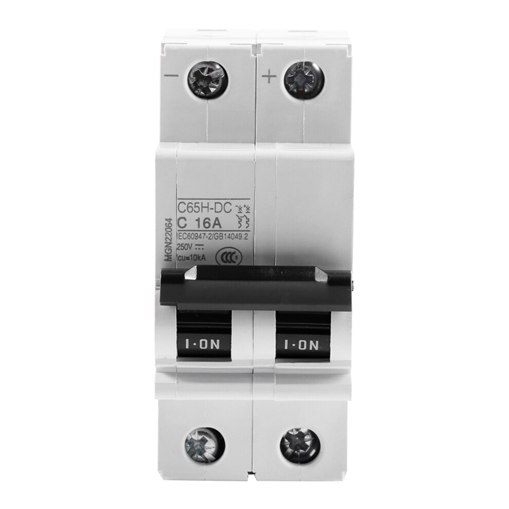 Circuit Breaker C65H-DC 2P 250V DC Solar Energy