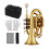 Mini Pocket Trumpet Bb Flat Brass Material Wind 6
