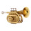 Mini Pocket Trumpet Bb Flat Brass Material Wind 5