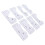 8PCS T Shirt Ruler Guide PVC Clothing Centering 8