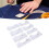 8PCS T Shirt Ruler Guide PVC Clothing Centering 12