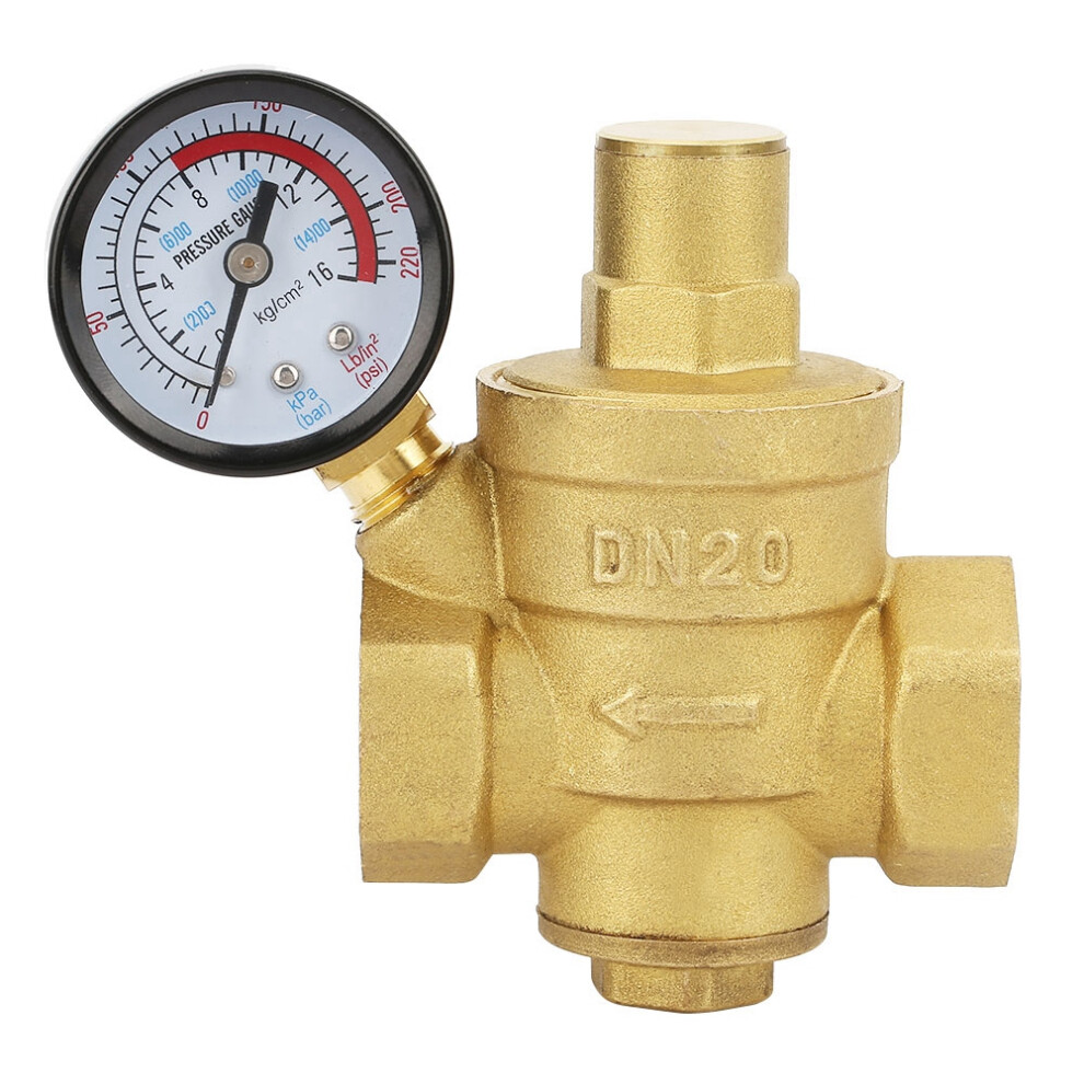 DN20 Adjustable Brass Water Pressure Regulator