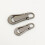 8pcs Zipper Sliders Metal Zipper Pullers Replacement Zipper Pullers 9