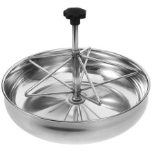 Mlins Guinea Pig Food Dispenser Hen Stainless Steel Trough