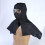 Work Hats For Men's Brim Shawl Cap Protective Shawl Hat Black 8