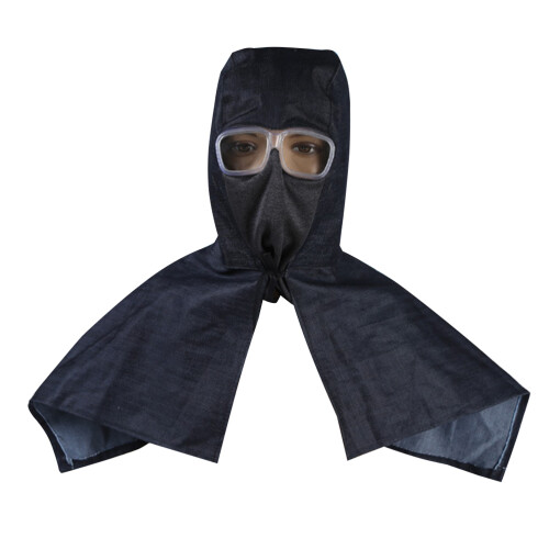 Work Hats For Men's Brim Shawl Cap Protective Shawl Hat Black