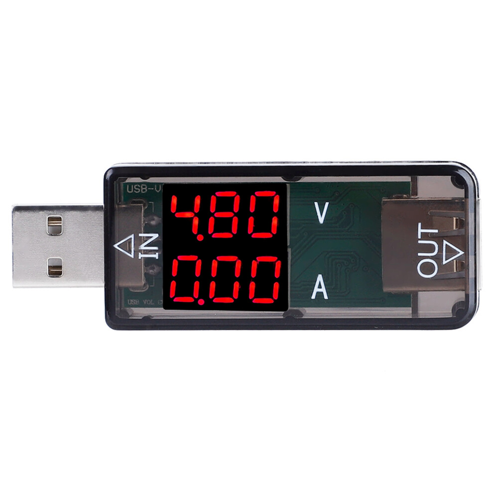 USB Color LCD Voltmeter Ammeter Current Meter