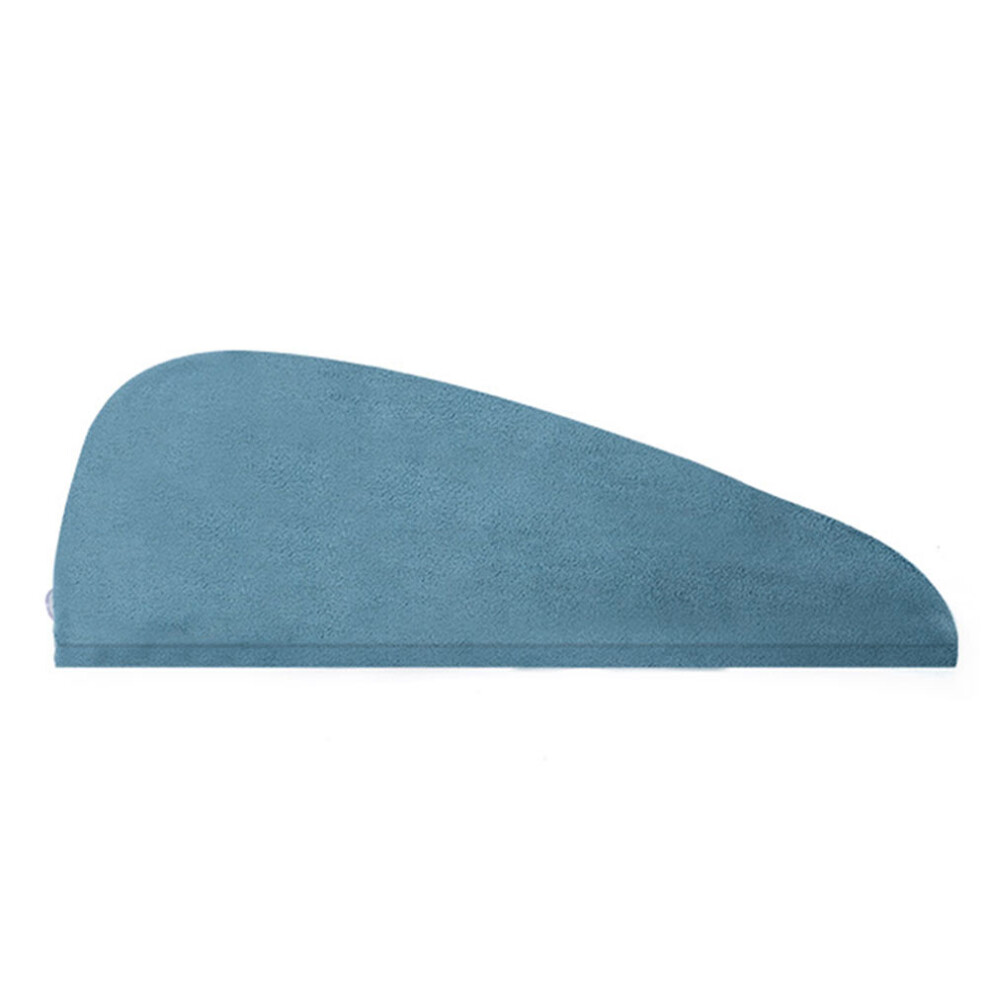 Solustre 1Pc Thickened Shower Headcloth Coral Fleece Drying Hair ( ) Drying Cap