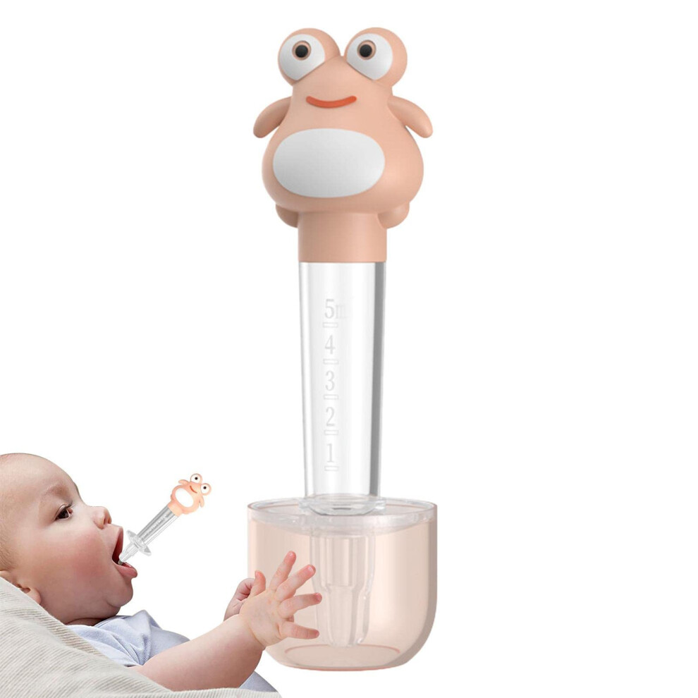 Baby Oral Feeding Syringe - Rose Medicine Dispenser for Infants, Baby Medicine Syringe, Safe Feeding Tool, Essential Baby Care
