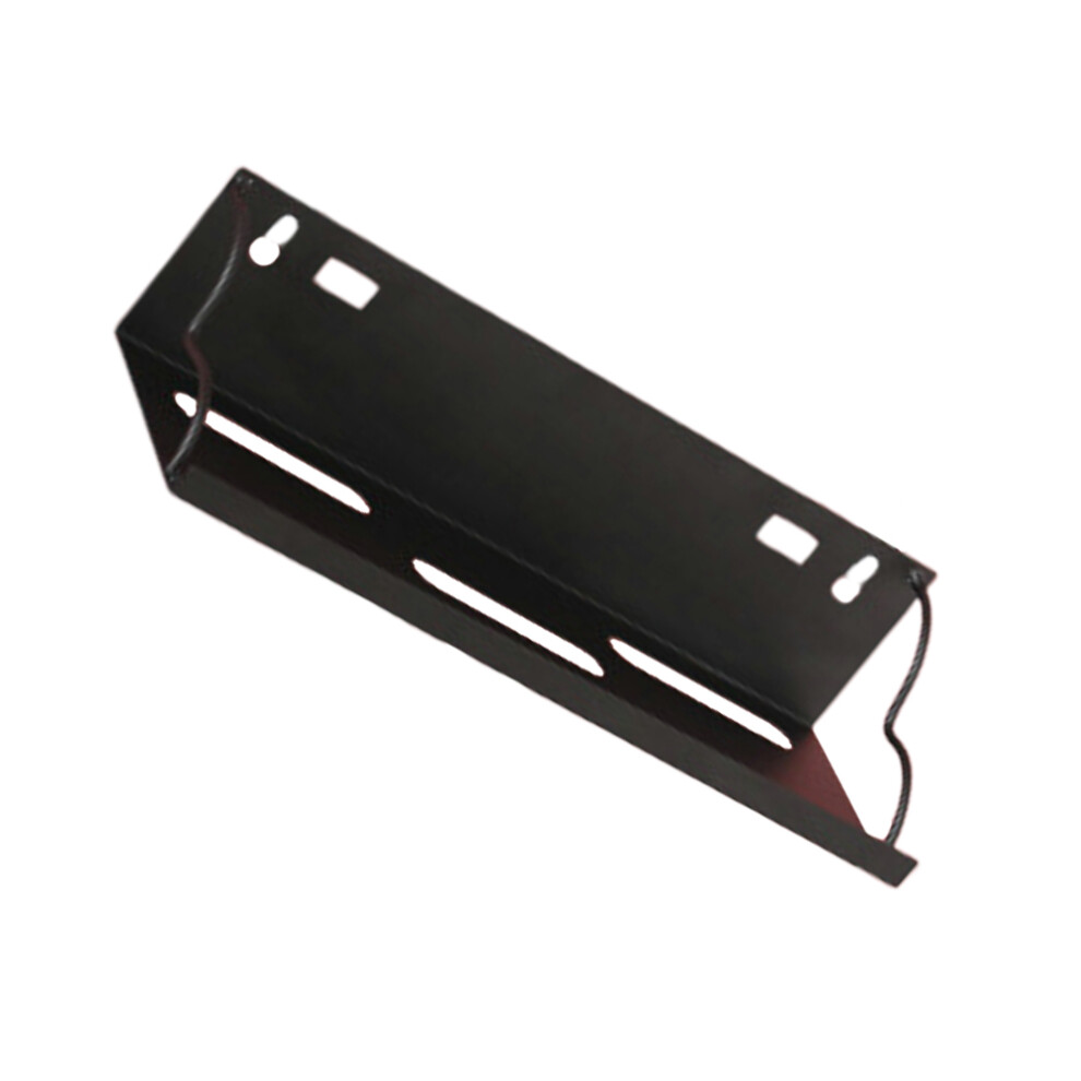 Floating Shelves Pantry Shelves Wall Mount Storage 30X10x7cm Black 3173116872643