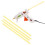 100 Pcs Transparent Sticks Glue Full Size Hot Colored Yellow 1