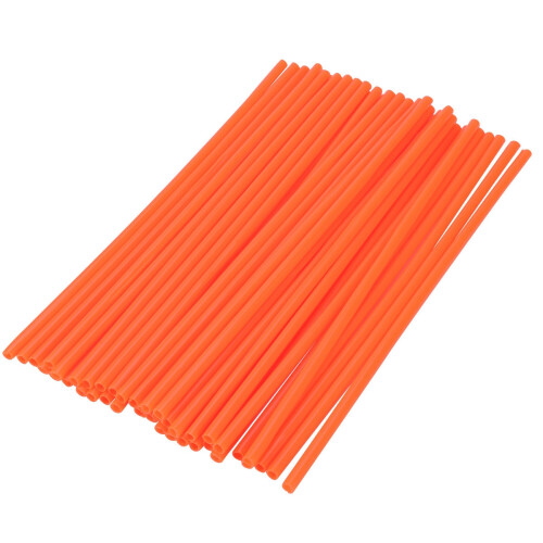 75 Pcs Spoke Covers Spoke Protector Spoke Wraps Orange 2