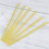 100 Pcs Transparent Sticks Glue Full Size Hot Colored Yellow 8