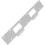 Reinforced Door Latch Plate Silver Iron For Enhanced Security 4