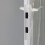 Reinforced Door Latch Plate Silver Iron For Enhanced Security 3