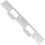 Reinforced Door Latch Plate Silver Iron For Enhanced Security 6