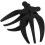 Steel Salad Fork Black 2pcs 4