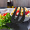Steel Salad Fork Black 2pcs 7