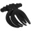Steel Salad Fork Black 2pcs 11