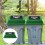 Trash Container Lid Trash Can Lid Green Plastic 1pcs 11