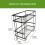 Mounted Rack Double Shelf Storage Shelves Space Saving Travel 3