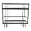 Mounted Rack Double Shelf Storage Shelves Space Saving Travel 6