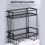 Mounted Rack Double Shelf Storage Shelves Space Saving Travel 8