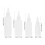 White Pe Squeeze Bottles For Precision Storage 16pcs 2